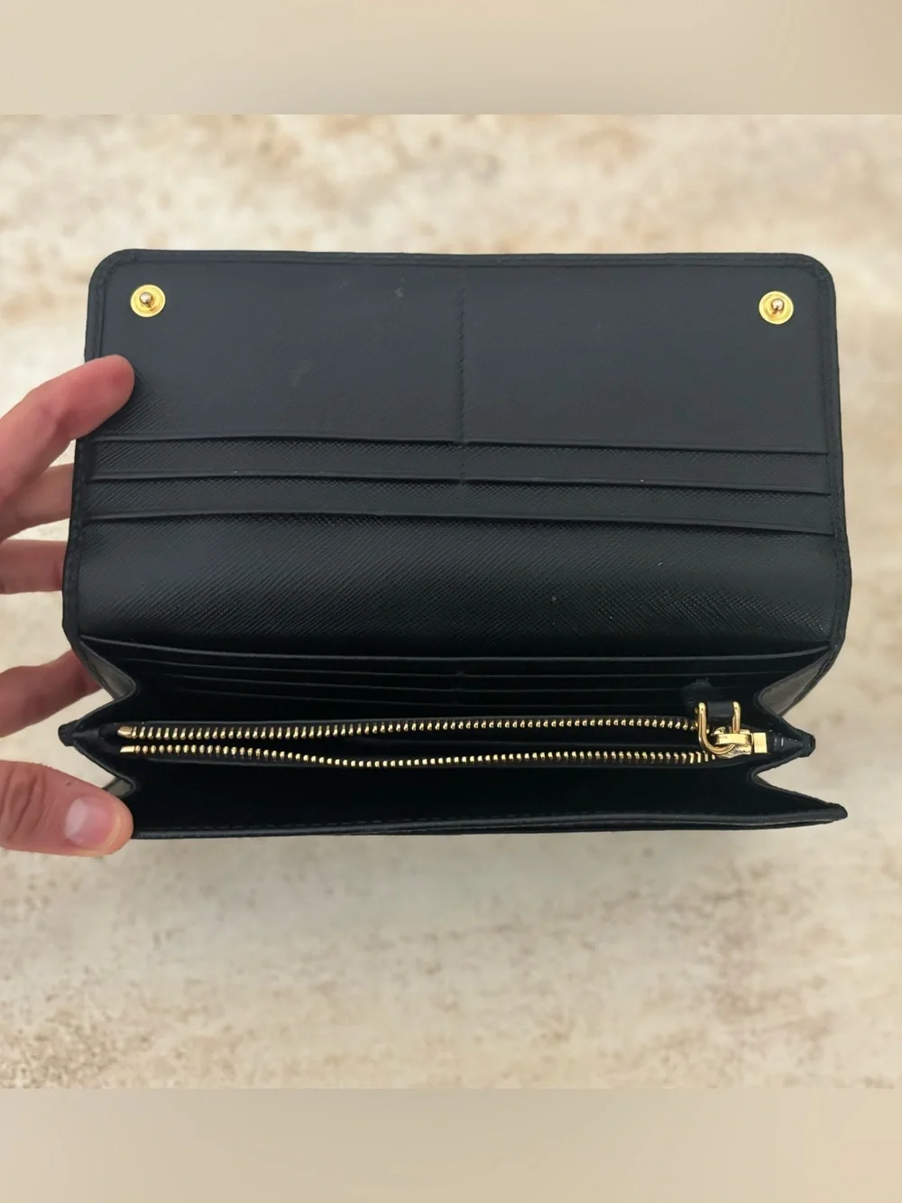 Prada long wallet